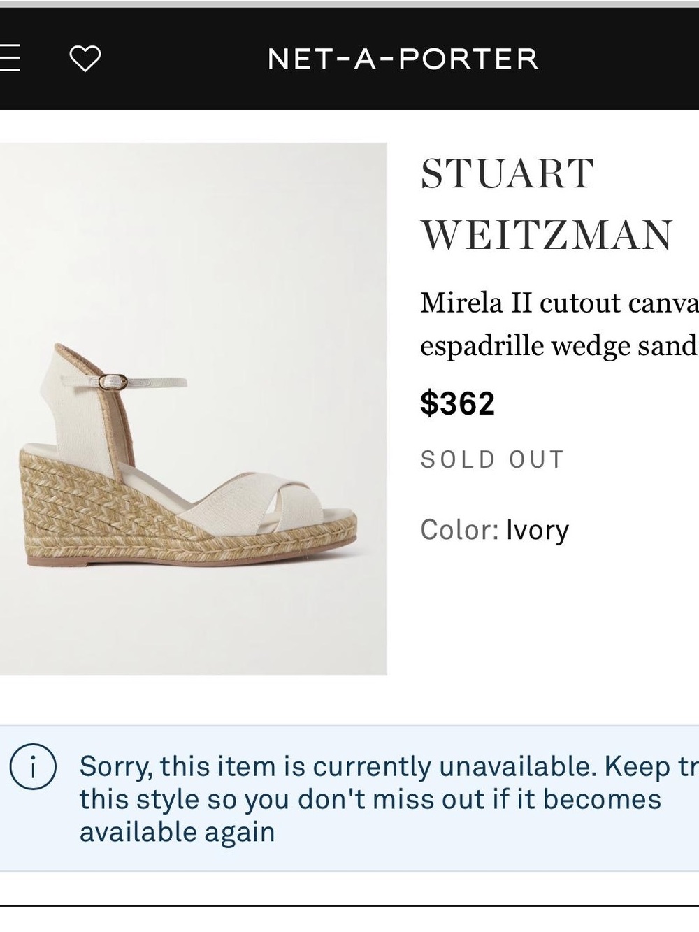 Stuart Weitzman Neutral Linen Crisscross Ankle Strap Wedges - Picture 5 of 5